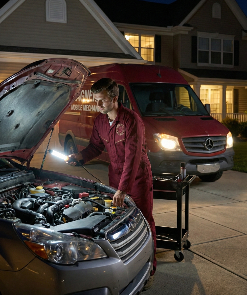 Wagner Mobile mechanic in central north carolina checking batter issue in Cary Nc